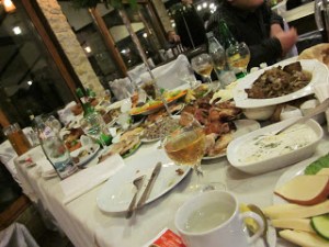 Layers of Food at the Supra