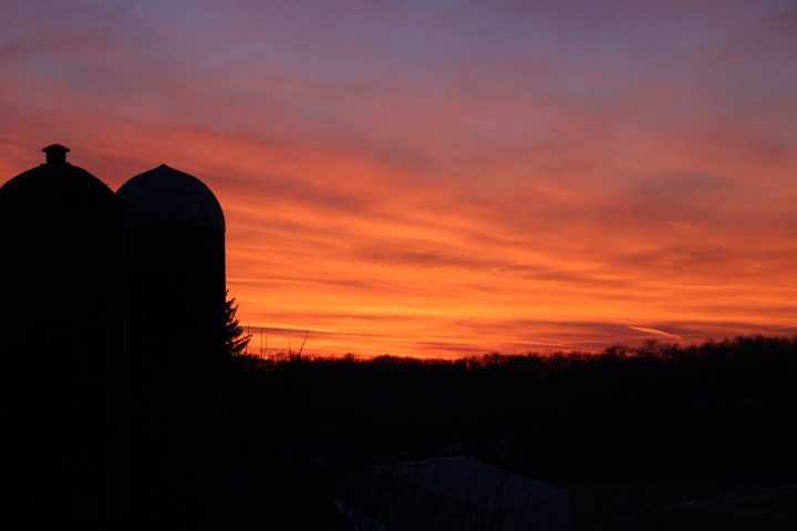 Sunset on the Farm in&nbsp;November